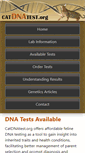 Mobile Screenshot of catdnatest.org